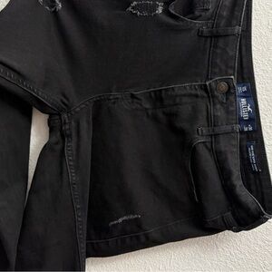 Hollister High-Rise Super Skinny Black Jeans Classic Stretch size 11s W30 L28